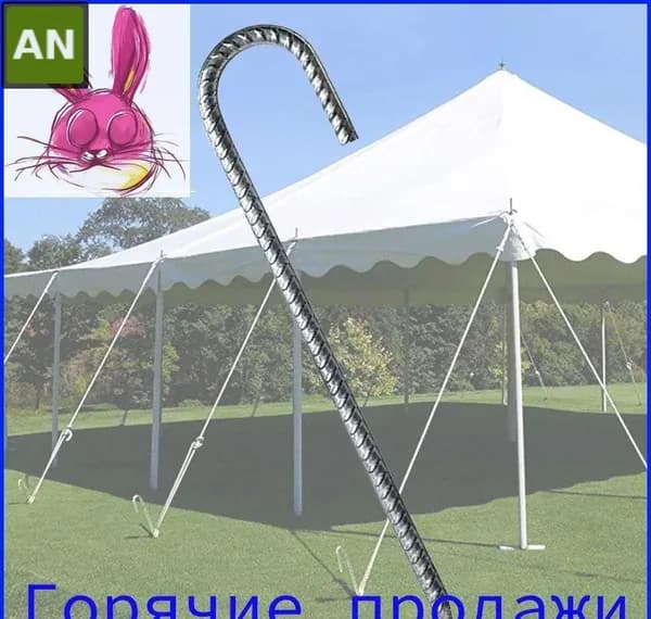 Запасные детали для батута: прочные крепления серебристого цвета