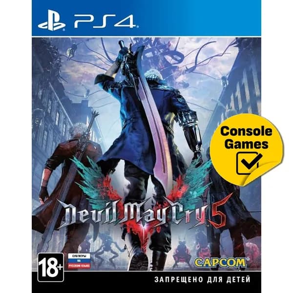 PS4 Devil May Cry 5 (русские субтитры)