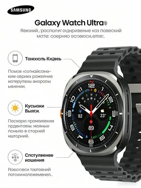 Прочный, как скала Galaxy Watch Ultra