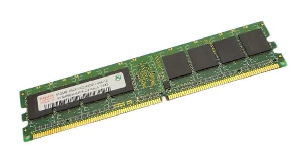 Hynix Оперативная память для компьютера DDR2 PC4200 533Mhz DDR2, 533 МГц, 1 x 512 МБ (Модель HYMP564U64P8-C4)