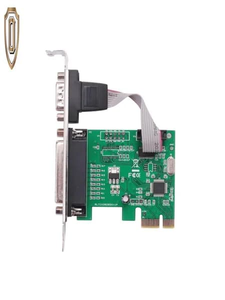 ( T R) RS232 Последовательный порт -232 COM и принтер DB25 Параллельный в PCI-E PCI Преобразователь адаптера экспресс-карты Чип WCH382L
