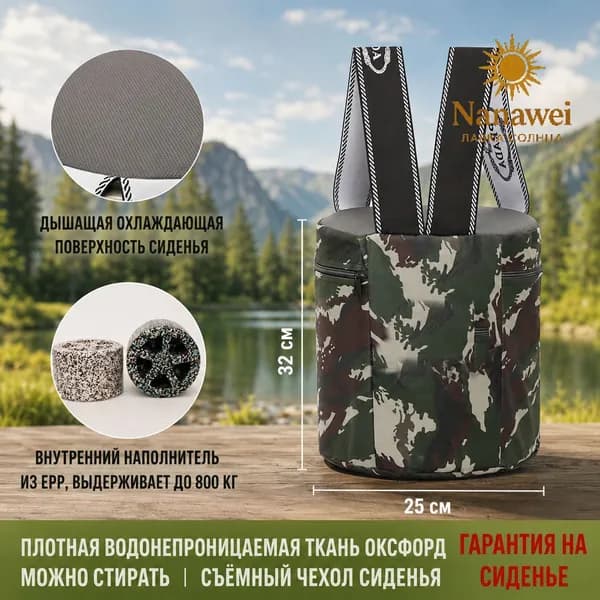 Садовый стул, Пенополиуретан, 25х25х30 см, 1 шт