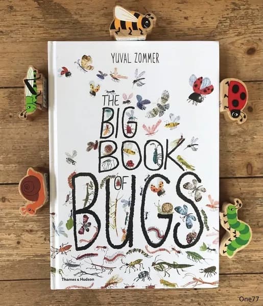 The Big Book of Bugs Yuval Zommer Познавательная книга о природе на английском языке
