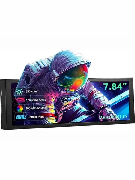 7.84" Монитор, IPS, 60 Гц, черный