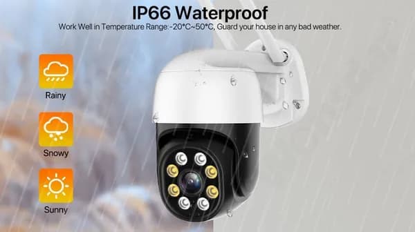 Уличная беспроводная ip-камера наблюдения WiFi (C блоком питания) smart camera 1080P