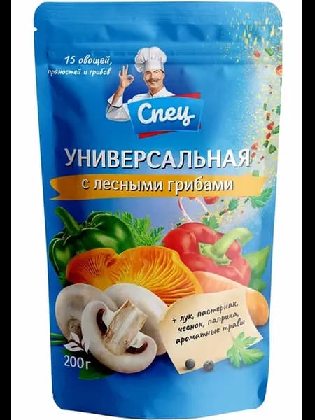 Универсальные приправы с лесными грибами 1 упаковка 200 гр