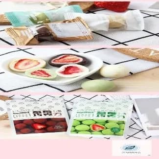 Конфеты Нет бренда 1 Клубничный шоколад со вкусом какао60g