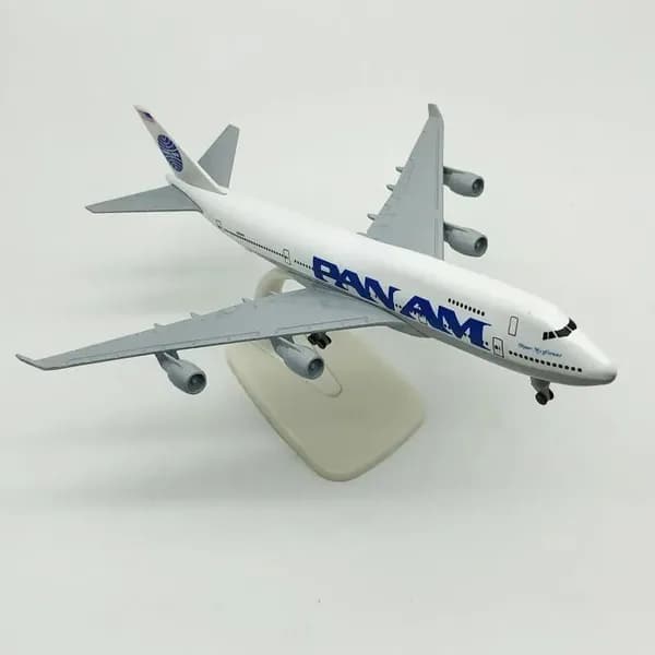 Эксклюзивная металлическая копия Boeing 747, 20 см, с шасси