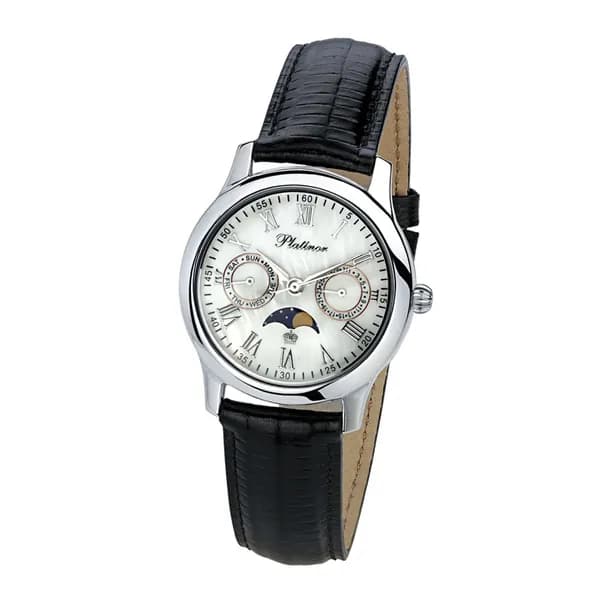 Platinor, Часы наручные мужские кварцевые серебряные "Форум 1" 54800-1.321
