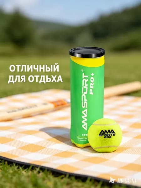 Мячи для падел тенниса набор 3 штуки