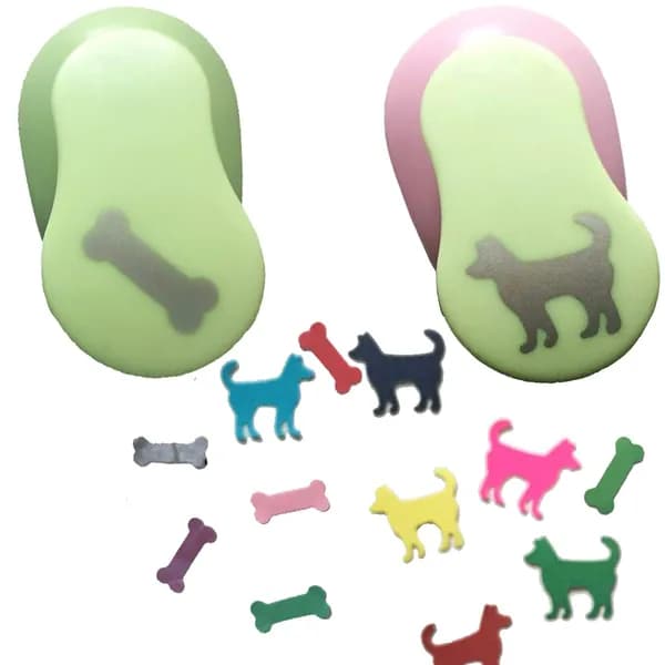 Dog & Bone 1" Clever Lever Craft Punch для вырубки бумаги, упаковка из 2 штук