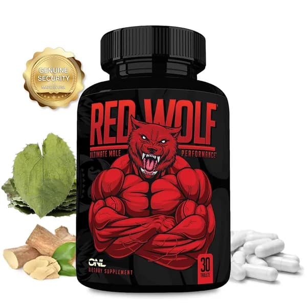 ONL Red Wolf - усилитель мужского тестостерона, обогащенный цинком и корнем маки - поддерживает мужскую энергию, выносливость и рост мышц