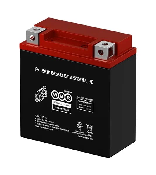 Аккумулятор 12V - 5 А/ч "WBR MT" (YB5L-B, 12N5-3B)