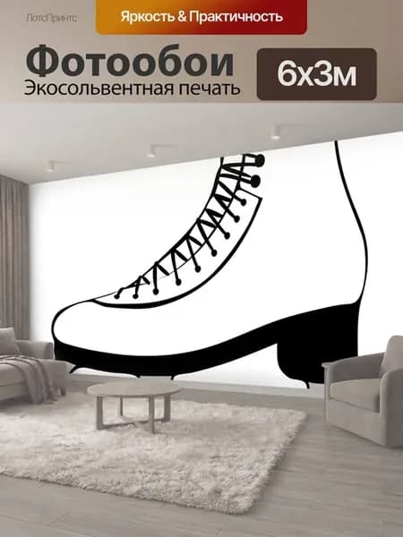 Фотообои "Коньки, катание на коньках, фигурное катание" 6x3м