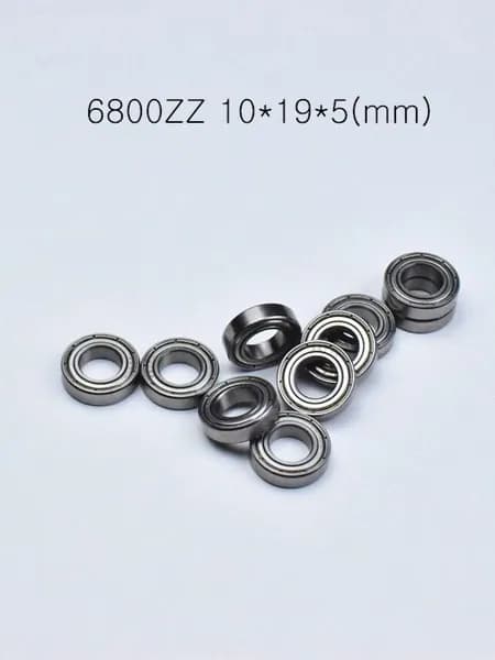 6800ZZ, 10 шт., 10 19 5 (мм), герметичные подшипники из хромированной стали Подшипники