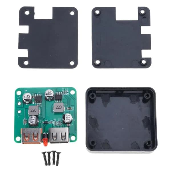 Двойной USB 5-30V 3A в 5V 3A 9V 2A 12V 1.5A Быстрая зарядка солнечной панели