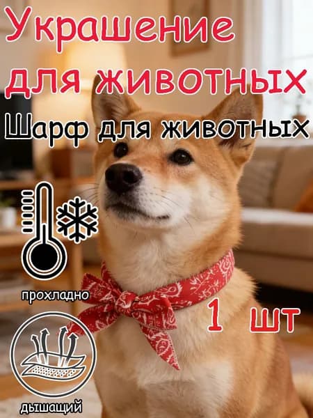 Мультяшный ледяной нагрудник для домашних животных