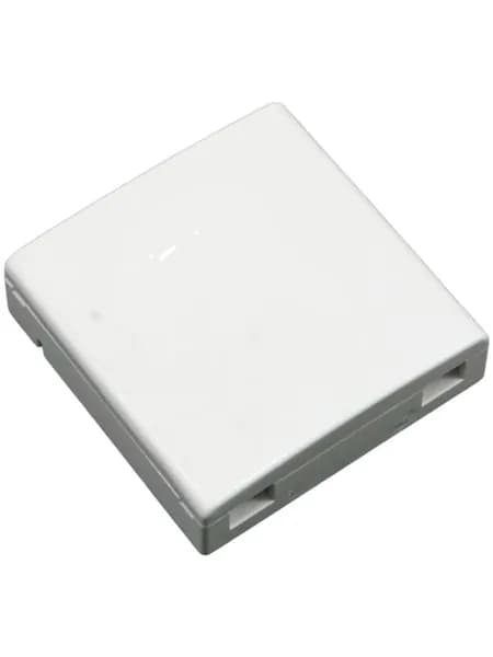Коробка оптическая абонентская VIMCOM НКРУ-АК-2SC/А-SM-2AD+2PT/G-WT, укомплектованная, 2 порта SC/APC, белая