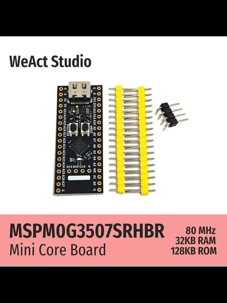 WeAct MSPM0G3507 демонстрационная плата