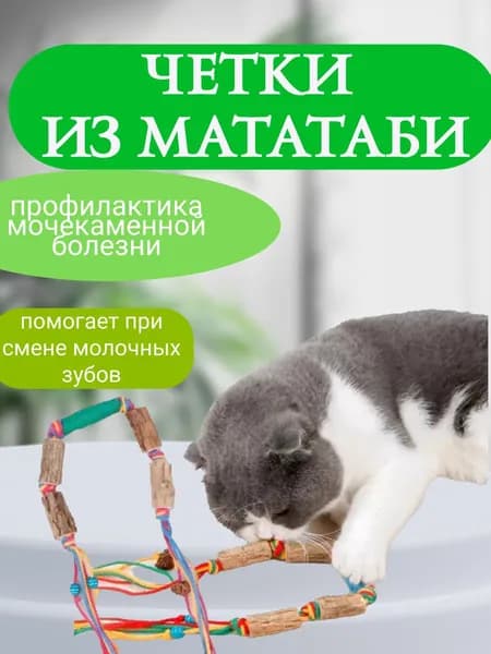 Игрушка для кошек палочки мататаби для зубов Кусалка