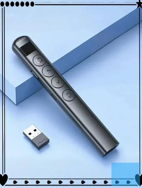 Кликер для Презентаций, Беспроводной USB Презентер с Лазерной Указкой. Указка для учителя