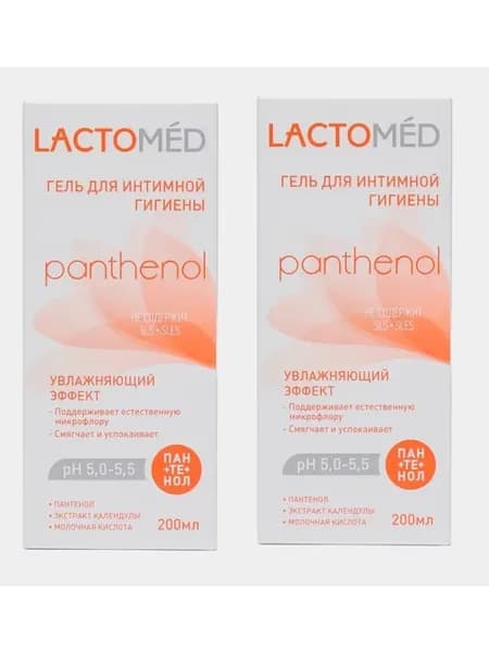 Гель для интимной гигиены Увлажняющий эффект, 200мл, 2 штуки