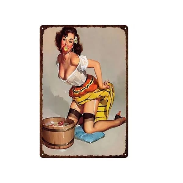 Постер для интерьера, Пинап девушки - Pin up girls, 30х20см.