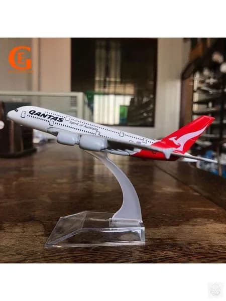 Металлическая Модель Самолета Аэробус 380, Qantas Airways A380