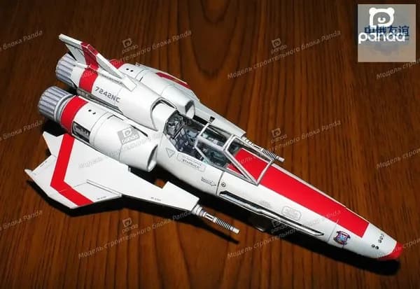 Звездный крейсер, Viper MK2, бумажные модели, поделки ручной работы, игрушки и украшения ручной работы