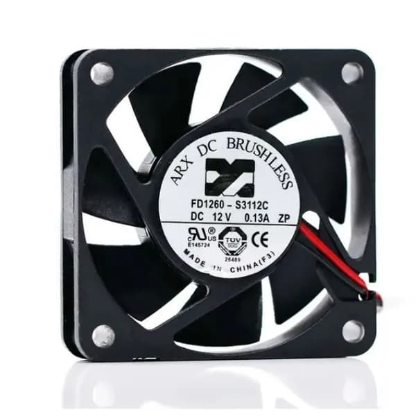 Оригинальный Arx/Sanjiang FD1260-S3112C 12V 0.13a 2-проводной 6015 6 см охлаждающий вентилятор