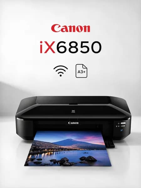 Canon МФУ Струйное Струйный принтер iX6850 A3+ с Wi-Fi, черный