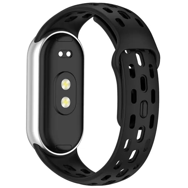 Скелетонизированный силиконовый ремешок для Xiaomi MiBand 10/9, Дышащий спортивный браслет для Xiaomi Band 8