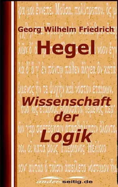 Wissenschaft der Logik | Hegel Georg Wilhelm Friedrich | Электронная книга
