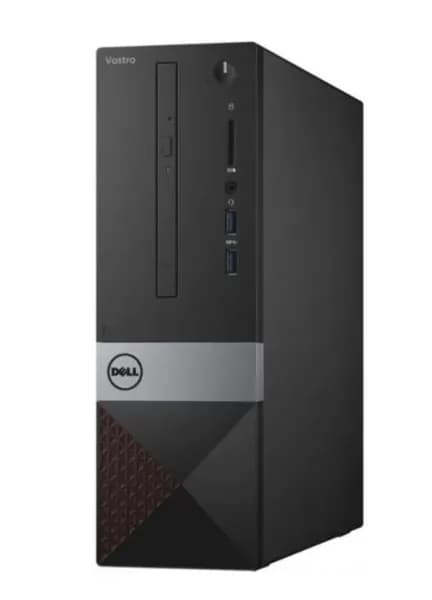 Dell Системный блок Vostro 3471 (Intel Core i5-9400, RAM 8 ГБ, SSD 120 ГБ, HDD 500 ГБ, Intel UHD Graphics 630, DOS), 3471, черный матовый, черный