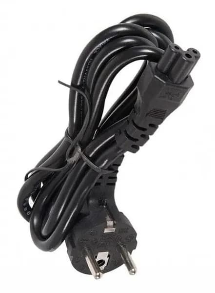 Сетевой кабель питания IEC C5 (3-pin), 1.2 м, черный