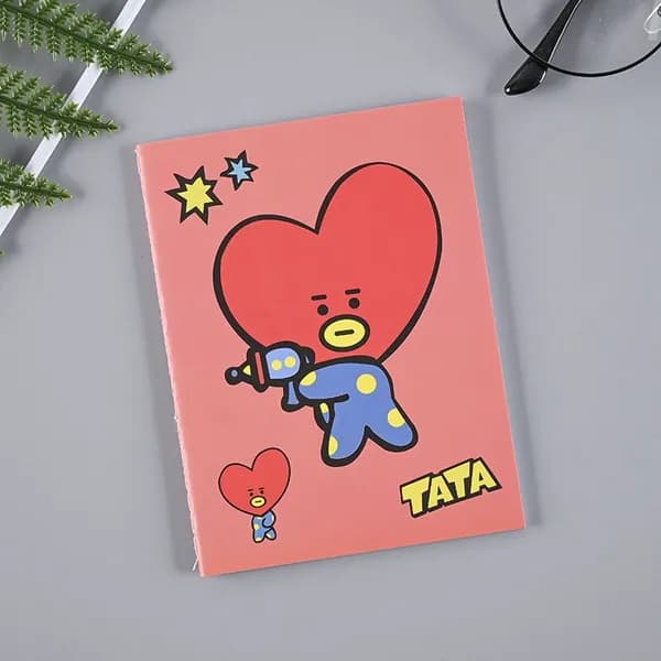 Блокнот BTS BT21 Tata и наклейки