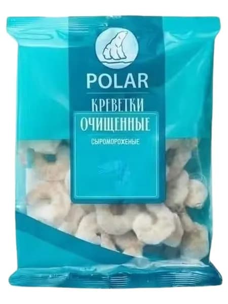 Креветки Polar королевские очищенные 41/50 свежемороженые 300 г