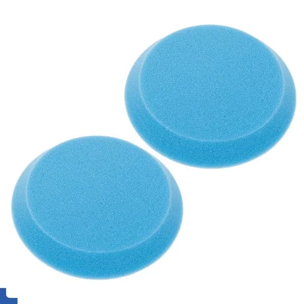 2 Штуки Губка Для Полировки Bowling Бола Небесно Синий 11.00X11.00X2.50Cm