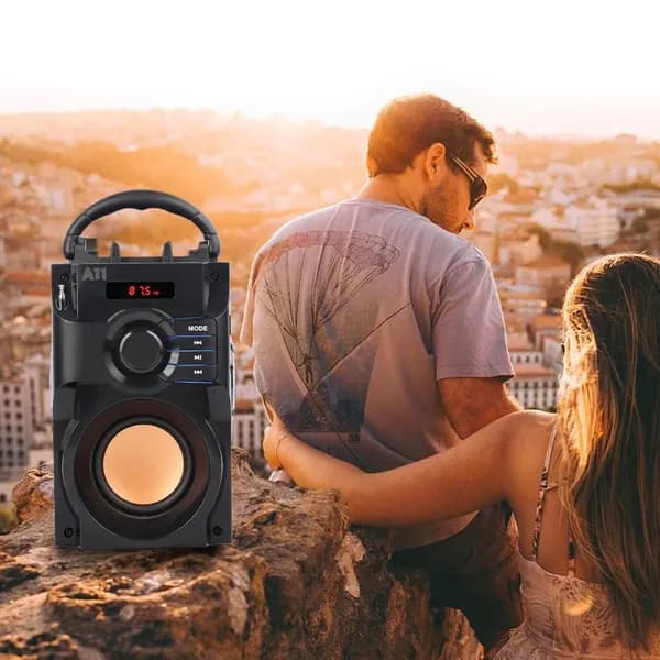 Портативная колонка с Bluetooth, подставка для телефона, удобный просмотр