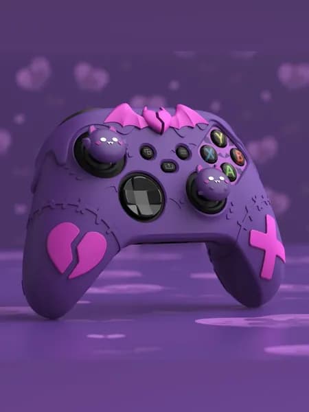 Готический чехол из силикона для геймпада Xbox Series X/S, Фиолетовый