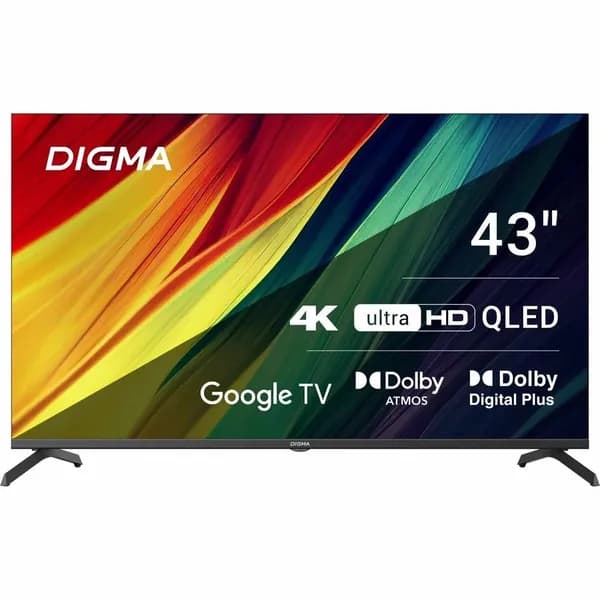Digma Pro Телевизор DM-LED43UQB31 43" Ultra HD, черный