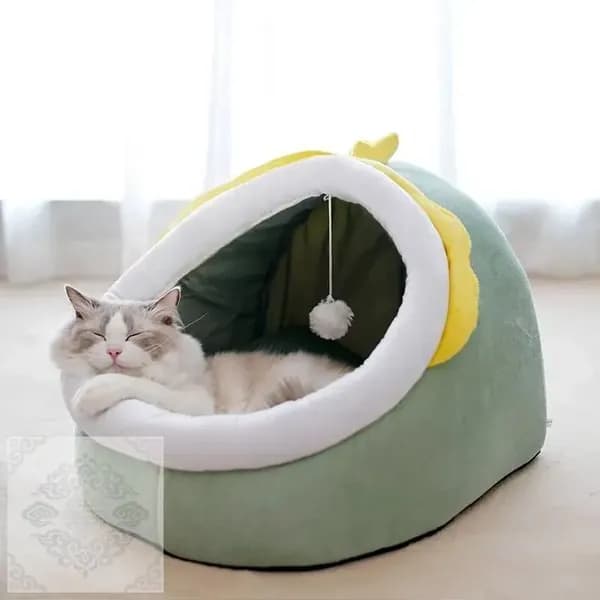 Домик для собаки и кошки, будка для животных мелких пород, дом лежанка для собак и кошек