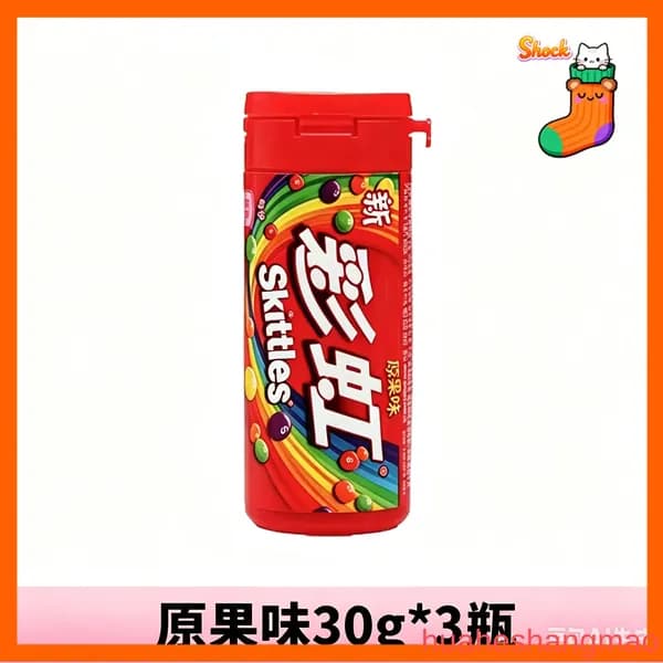 Сладости Skittles с необычным сочетанием цветов и фруктов в удобной упаковке
