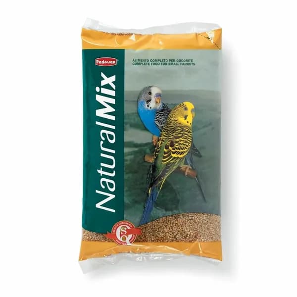 Корм сухой комплексный для волнистых попугаев 1кг Padovan Naturalmix Cocorite
