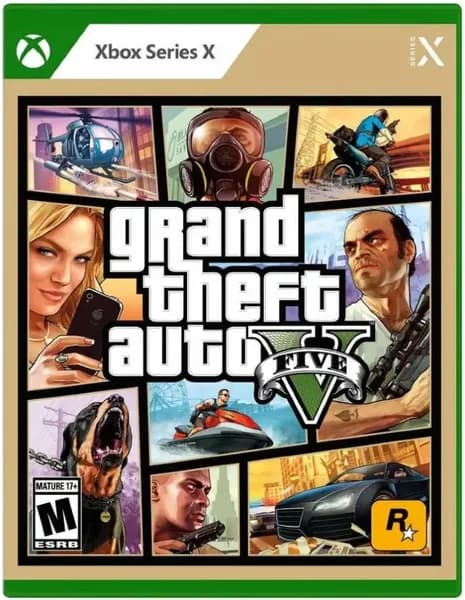 Игра Grand Theft Auto V Remastered 2022, цифровой ключ для Xbox Series X S, Русский язык