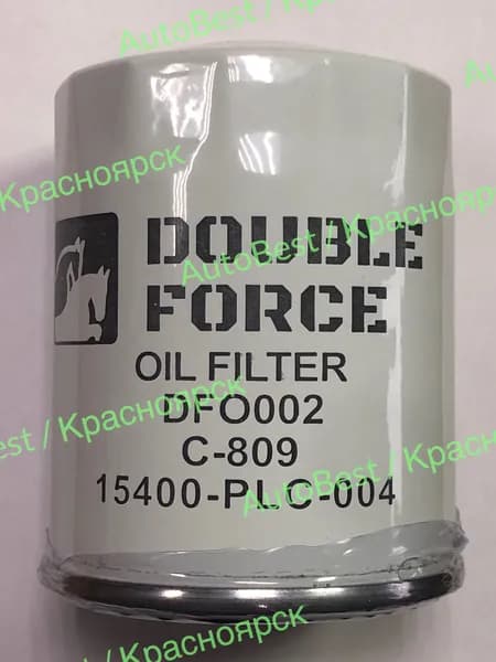 Фильтр масляный "Double Force" DFO002 (C-809) (15400-PLC-003) для Honda