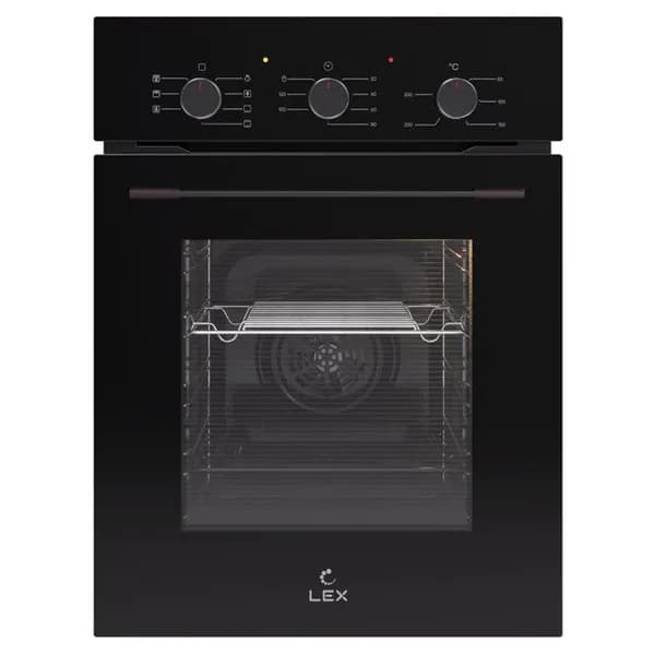 Духовка электрическая LEX EDM 4575 BBL, 45 см, 53 л, 7 режимов, гриль/конвекция, черная
