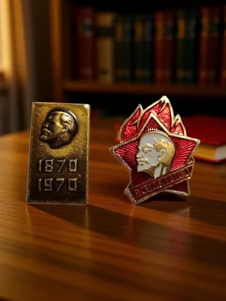 значки СССР винтаж набор " Ленин.Всегда готов"