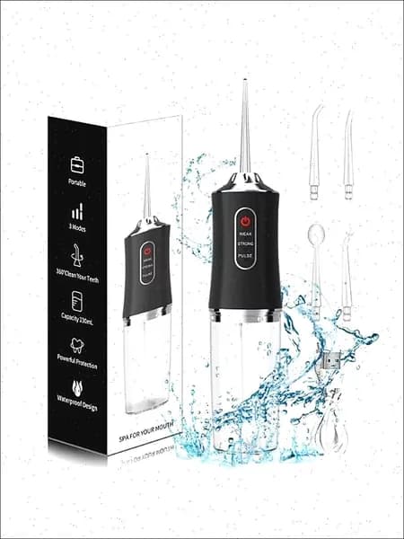 Портативный ирригатор для полости рта, домашний мини-водяной флосс, электрический очиститель зубов