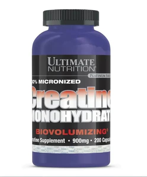Креатин Моногидрат 200 капсул Ultimate Nutrition